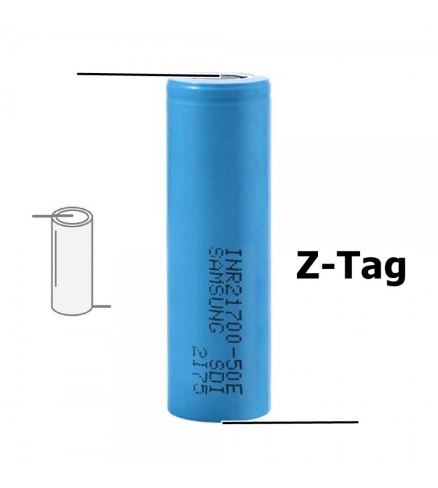 Acumulator Samsung INR21700-50E 5000mAh 3.6V Li-ion cu urechi de lipire in Z