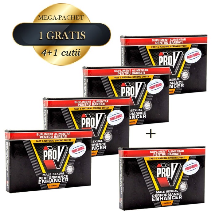 Pachet Pro V4 4cutii + 1cutie Gratis