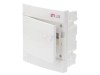 Carcasa modulara ETI POLAM ECM8PO, ABS, Alba, IP40, de Perete, 8 Module, Clasa II
