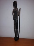 Arta tribala africa figurina africana statueta sculptura din lemn 36.5 cm