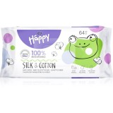 BELLA Baby Happy Silk &amp; Cotton Șervețele umede 64 buc
