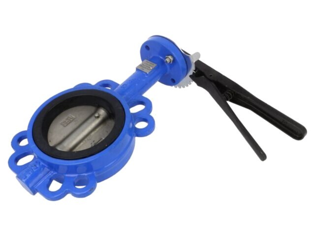 Supapă cu clapetă PNEUMAT &icirc;ntre flanşe fontă EPDM 100mm max. 16bar