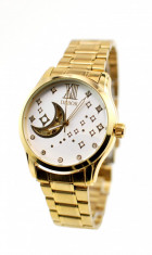 Ceas dama elegant Debor Automatic Gold Moon D23XGOLD foto