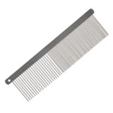 Pieptene metalic pentru grooming Iv San Bernard, 65 dinti lungi