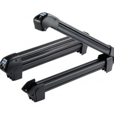 Suport Auto Pentru 4 Perechi Schiuri Cruz Ski Rack Dark 4, Cu Prindere Pe Barele Transversale, Sistem Antifurt Inclus CZ940-222