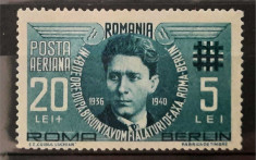 Timbre 1940 Codreanu - Posta aeriana foto