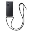 Husa pentru OnePlus 9 Pro, Silicon, Transparent, 54437.03, Textil, Carcasa, Kwmobile