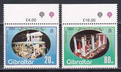 Gibraltar 1984 - Crăciun, MNH foto
