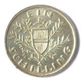 Moneda Austria 1 Schilling 1926 Argint XF Patina - Numismatica