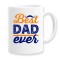 Cana alba personalizata &quot;Best dad ever&quot;, INOVATIX&reg;. 330ml