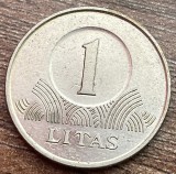 C50 - Moneda foarte veche - Lituania - 1 litai - 1999