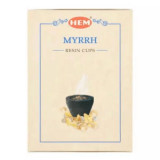 Cupe cu resina Hem Myrrh set 10 buc