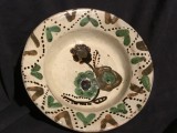 Arta si Traditie - Farfurie / Blid / Strachina / Castron din ceramica realizata si pictata manual !
