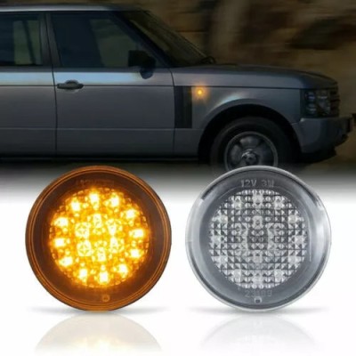 Set de 2 Lampi semnalizare laterala/aripi LED pentru Land Rover Range Rover 3, III din 2002-2012 foto