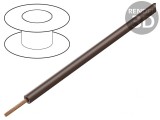 Cablu Electric Litat 10mm2 PVC Maro 450V/750V