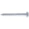 Surub pentru lemn, cu cap hexagonal, Friulsider, zincat alb, 6 x 40 mm