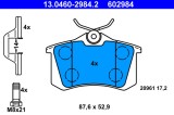 ATE 13.0460-2984.2 set placute frana,frana disc