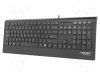 Tastatură NATEC USB A neagră cu cablu 1,8m ES layout slim
