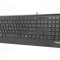 Tastatură NATEC USB A neagră cu cablu 1,8m ES layout slim