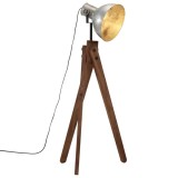 Cumpara ieftin Lampa de podea 25 W, argintiu vintage, 45x45x120 cm, E27