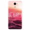 Husa silicon pentru Huawei Enjoy 7 Plus, Be Happy Puffy Clouds