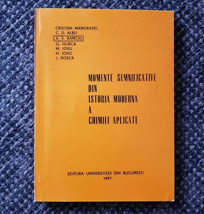 Momente semnificative din istoria modernă a chimiei aplicate 1997