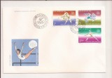 P6 Plic FDC - Prima zi a emisiunii - Olimpiada Los Angeles 1984, format mare