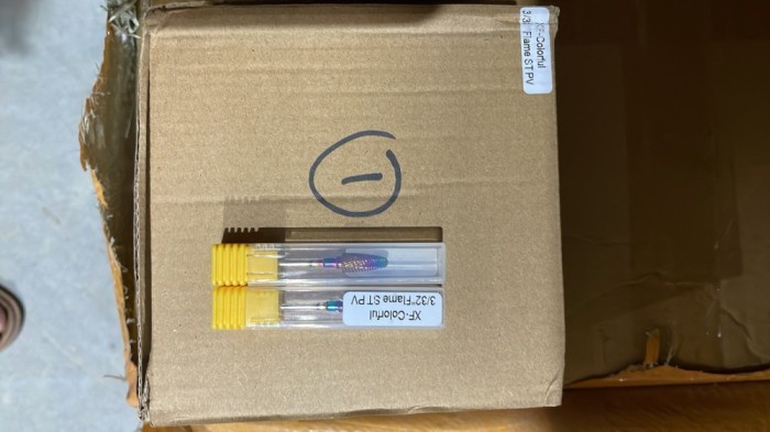 Bit de pentru &icirc;ndepărtarea gelului și ojei semipermanente, XF-Colorful Flame ST PV