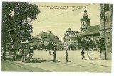 1543 - SIBIU, Market, tramway - old postcard - unused, Necirculata, Printata