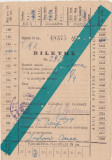 Bilet Proprietar Cal 1938