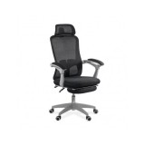 Scaun ergonomic cu tetiera OFF 430, mesh, suport picioare, polipropilena, 100 kg