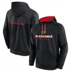 Chicago Blackhawks hanorac de bărbați cu glugă Poly Fleece POH black - M