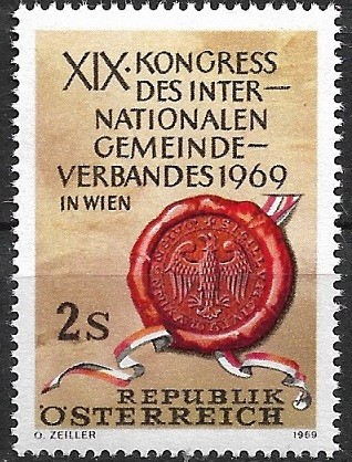 B2016 - Austria 1969 - Evenimente,neuzat,perfecta stare