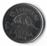 Canada 5 cents 2014
