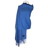 Fular dama uni 24U, 180x70cm, albastru deschis