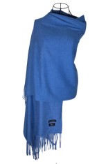 Fular dama uni 24U, 180x70cm, albastru deschis