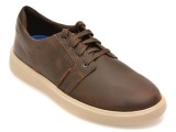 Cumpara ieftin Pantofi sport CLARKS maro, BRODIN SEAM, din piele naturala