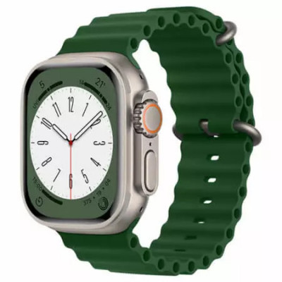 Curea Ceas W038 Apple Watch 1 2 3 4 5 6 7 8 SE (42 mm 44 mm 45 mm 49 mm) Army foto