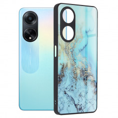 Husa pentru Oppo A98 5G, Techsuit Glaze Series, Blue Ocean