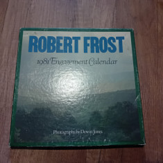 1981 Engagement Calendar - Robert Frost foto