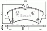 Set placute frana,frana disc VW CRAFTER 30-50 platou / sasiu (2F) (2006 - 2016) BOSCH 0 986 495 099