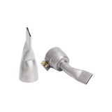 Duză plată din oțel inoxidabil 20mm 40mm pentru pistol de sudură cu aer cald, set cu 2 piese, accesoriu pentru mașină de sudură, instrument profesiona