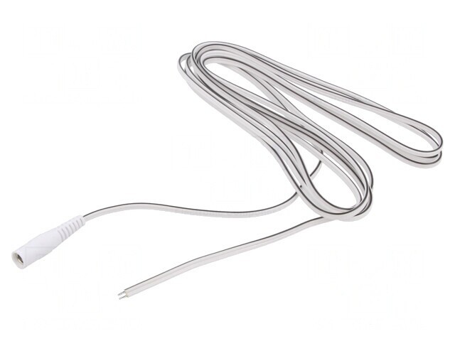 Cablu Alimentare DC 5,5/2,5 Alb 3m