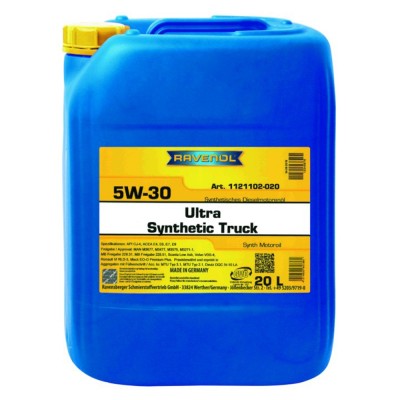 Ulei Ravenol Ultra Synthetik Truck 5W30 20 litri foto