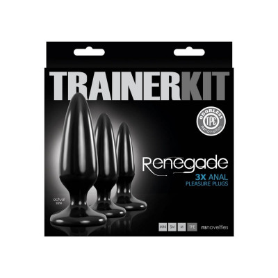 Set 3 Dopuri Anale Pleasure Plug Trainer Kit foto