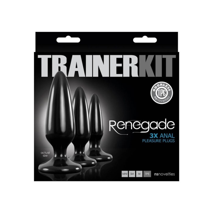 Set 3 Dopuri Anale Pleasure Plug Trainer Kit