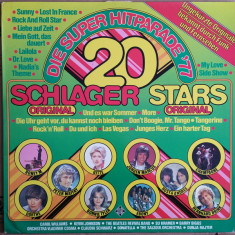 VINIL Various ‎– 20 Schlager - 20 Stars - Die Super Hitparade '77 - (VG++) -