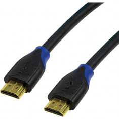 Cablu video Logilink HDMI Male - HDMI Male v2.0 2 m Negru foto