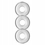 Pachet de trei inele - Oxballs Ringer of Do-Nut 1 Pachet de 3 inele Clear