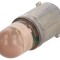 Lampa LED portocalie 230VAC BA9S